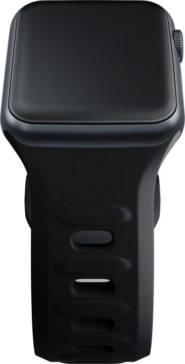 Produktbild 3MK Silicone Watch Strap czarny/black dla Apple Watch 42/44/45/49mm (Silikon, Edelstahl)