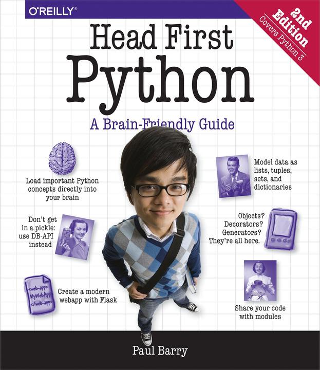 Produktbild Head First Python (Englisch, Paul Barry, 2016)