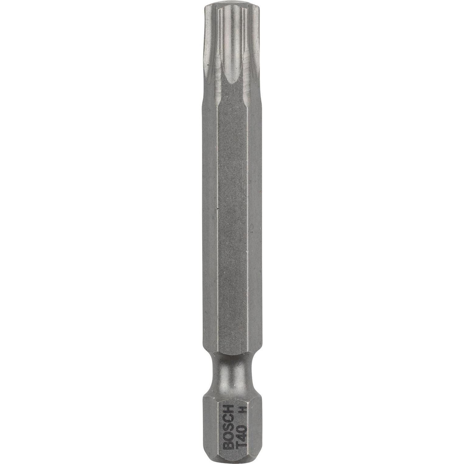 Bosch Professional Zubehör, Bits, Schrauberbit Extra-Hart T40, 49 mm, 25er-Pack (T40)