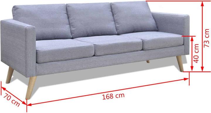 Produktbild vidaXL Sofa (2-Sitzer)