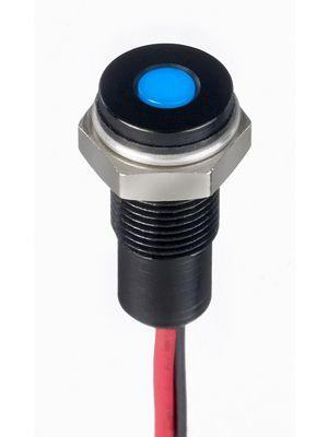 Produktbild RS PRO 6mm flush IP67 sealed black LED,blu 20mA