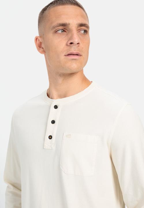 Actual product image Camel Active Long sleeve henley made from organic cotton (XL)