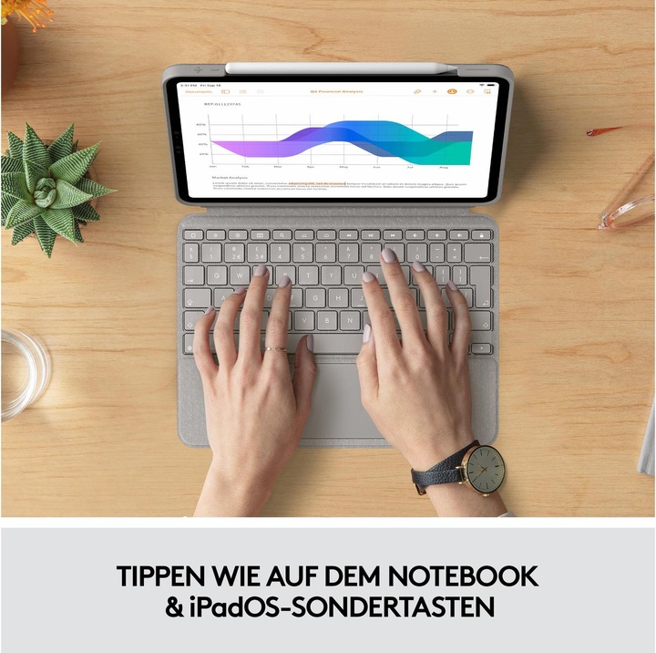 Image du produit Logitech Combo Touch (CH, iPad Pro 11 2018 (1. Gen), iPad Pro 11 2020 (2. Gen), iPad Pro 11 2021 (3ème génération), iPad Pro 11 2022 (4e génération))