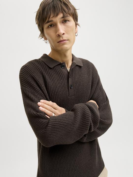 Produktbild Jack & Jones Einfarbig Gestricktes Polo Gestricktes Polo (L)