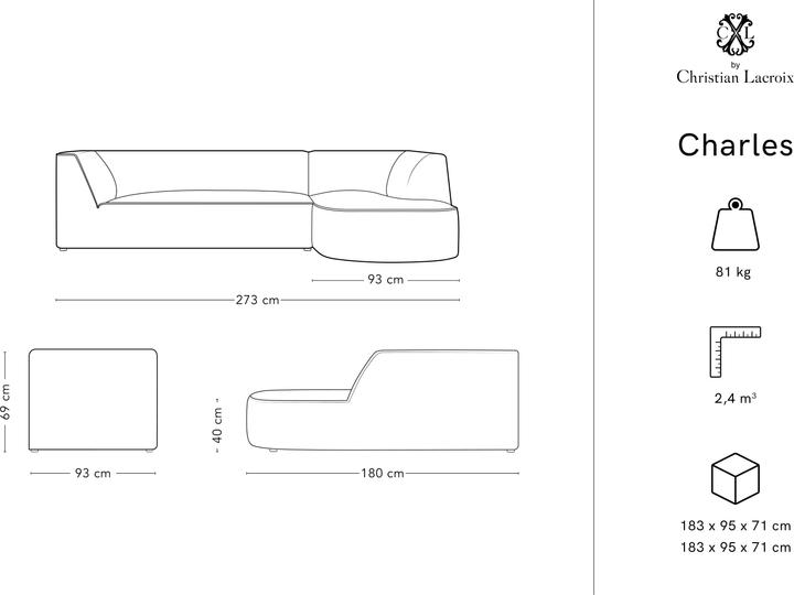 Actual product image CXL by Christian Lacroix Charles (Corner sofa, Modular sofa)