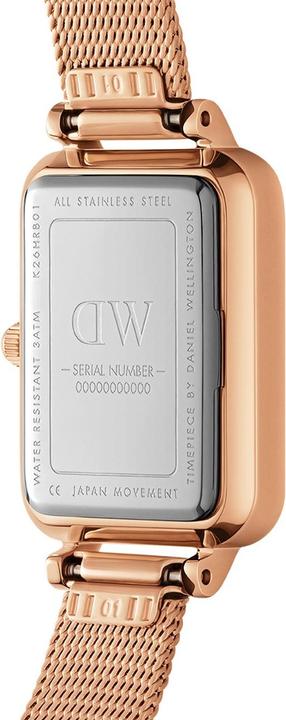 Immagine prodotto Daniel Wellington DW00100674 Damenuhr Quadro Lumine Bezel Melrose 26mm 3ATM (Orologio da polso analogico, 26 mm)