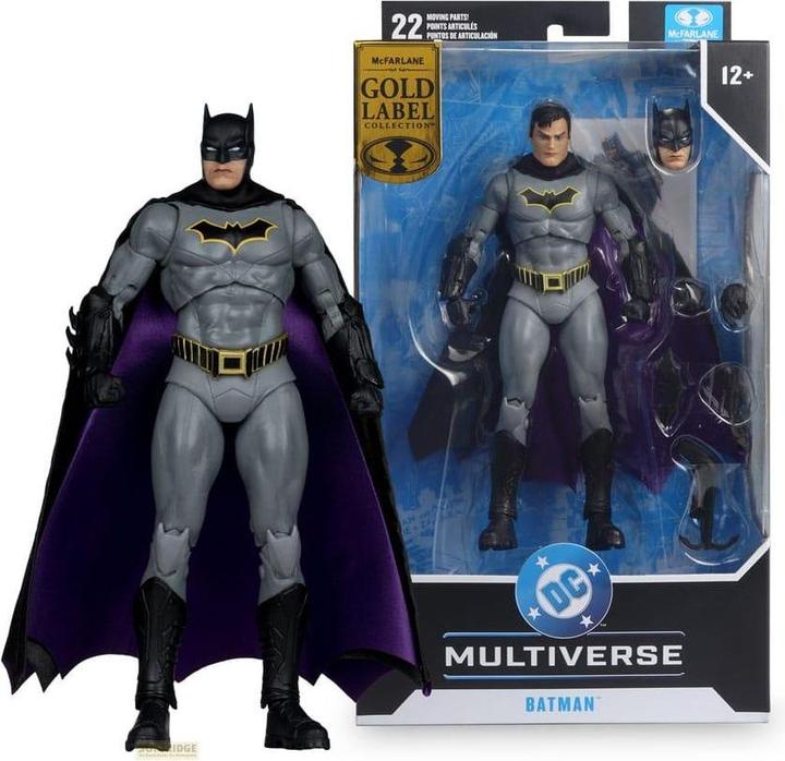 Produktbild McFarlane DC Rebirth DC Multiverse Actionfigur Batman (Gold Label) 18 cm