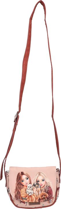 Actual product image Top Model TOPModel - Small Shoulder Bag FUR EVER FRIENDS - Powdery Pink and Copper - Small