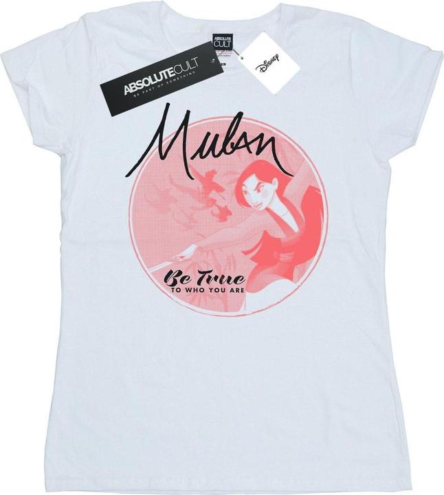 Actual product image Disney Womens/Ladies Mulan Be True Cotton T-Shirt (M)