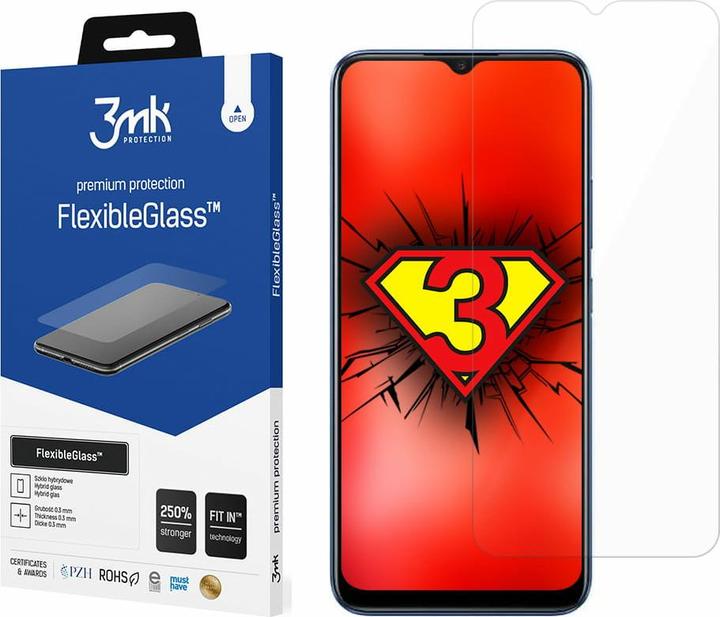 Produktbild 3MK FlexibleGlass Realme Narzo 30A Szkło Hybrydowe (1 Stück, Realme Narzo 30A)
