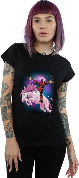Produktbild Deadpool Space Unicorn Boyfriend Fit TShirt (S)