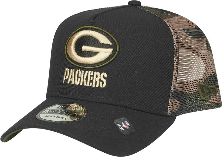 Produktbild New Era Snapback Trucker Cap - Green Bay Packers wood camo (One Size)