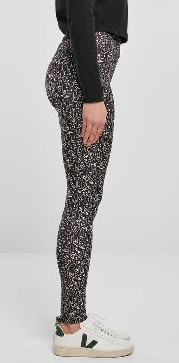 Actual product image Urban Classics Ladies Soft AOP Leggings (XS)