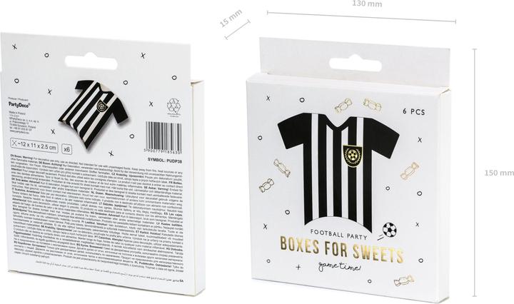 Actual product image Partydeco Gift box (6x)