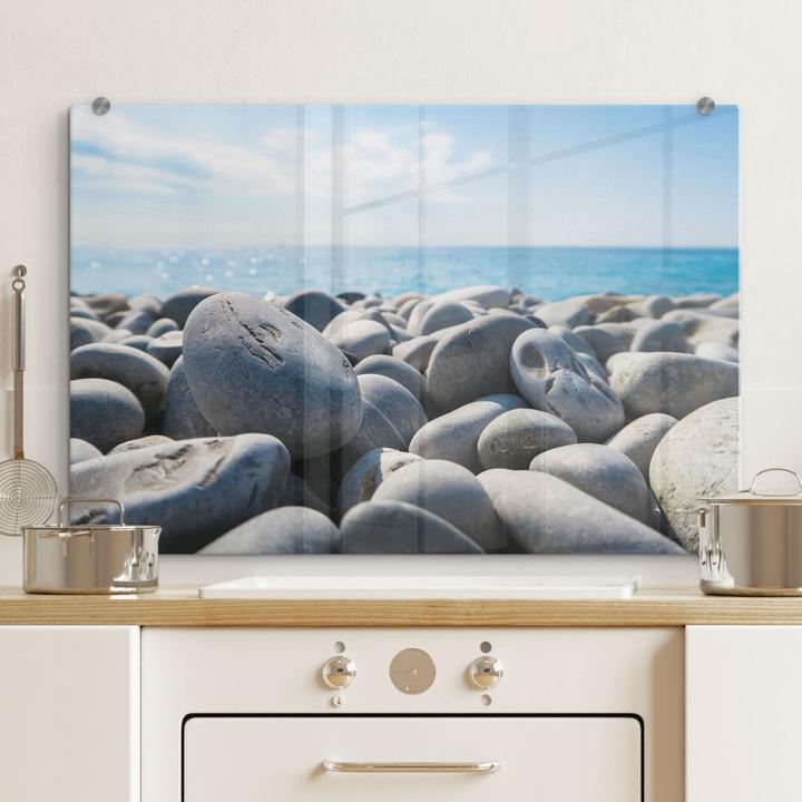 Actual product image Trenddeko Stone beach 01 (60 x 40 cm)
