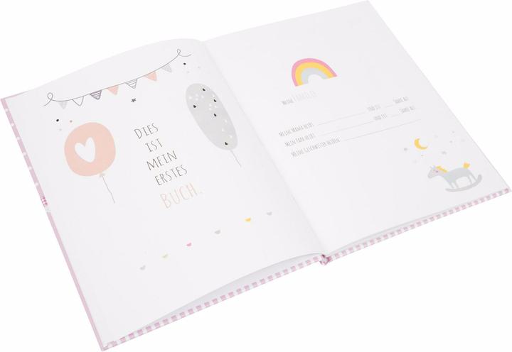 Actual product image Goldbuch Baby Diary Sweetheart Pink (21.5 x 28 cm)