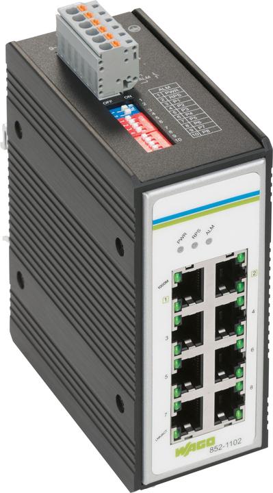 Wago Industrial switch 8-port 1000BASE-T (8 Ports)