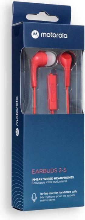 Produktbild Motorola Earphone EARBUDS 2-S RED (Keine Geräuschunterdrückung, Kabelgebunden)