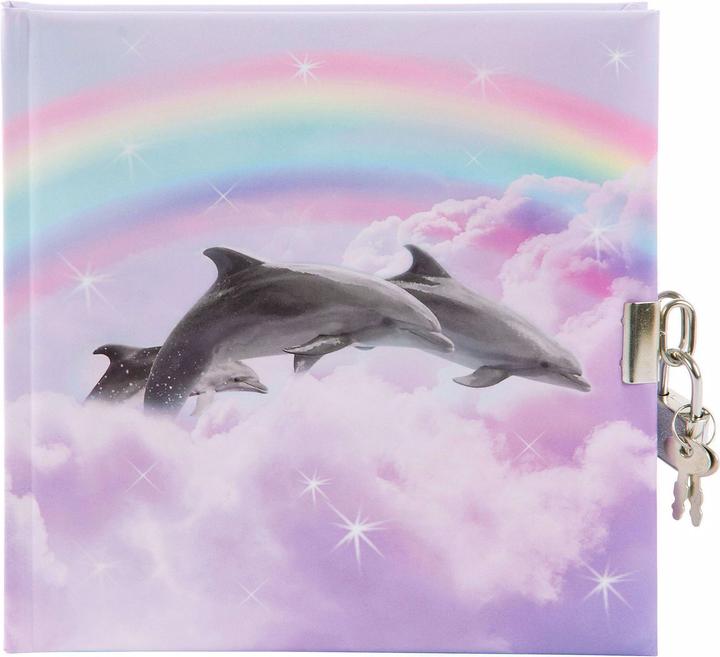 Produktbild Goldbuch Tagebuch Delfine (17 x 17 cm, Harter Einband)