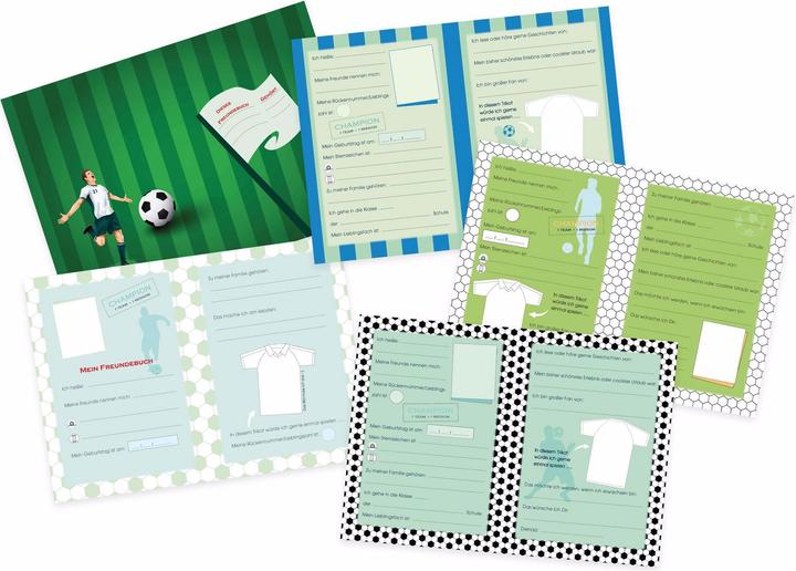 Produktbild Goldbuch Freundebuch Fussballer (A5, Harter Einband)