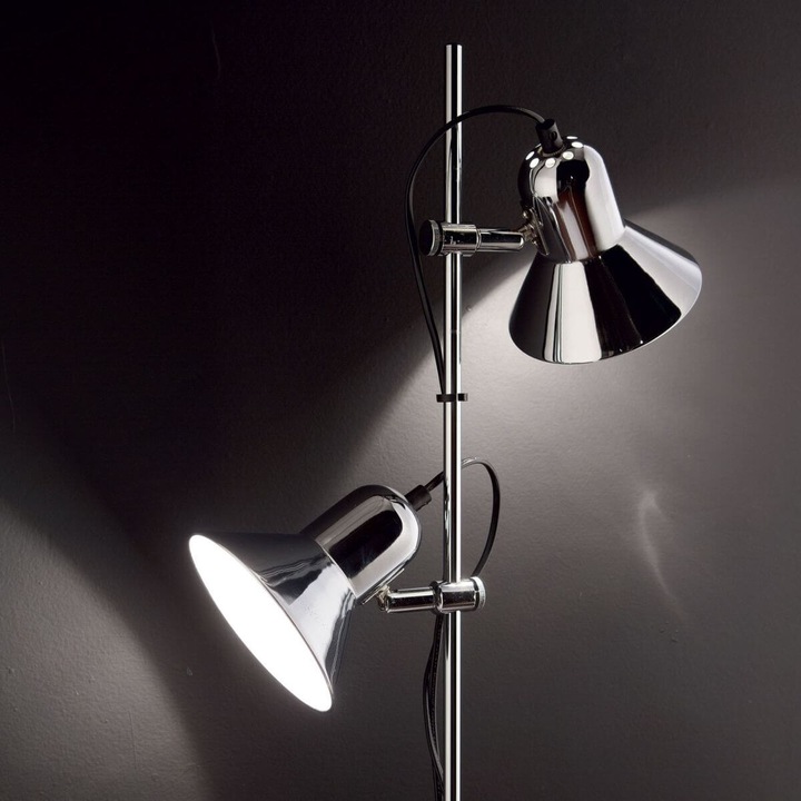 Actual product image Ideal lux POLLY floor lamp E27 double ⌀220mm chrome 061122 (E27)