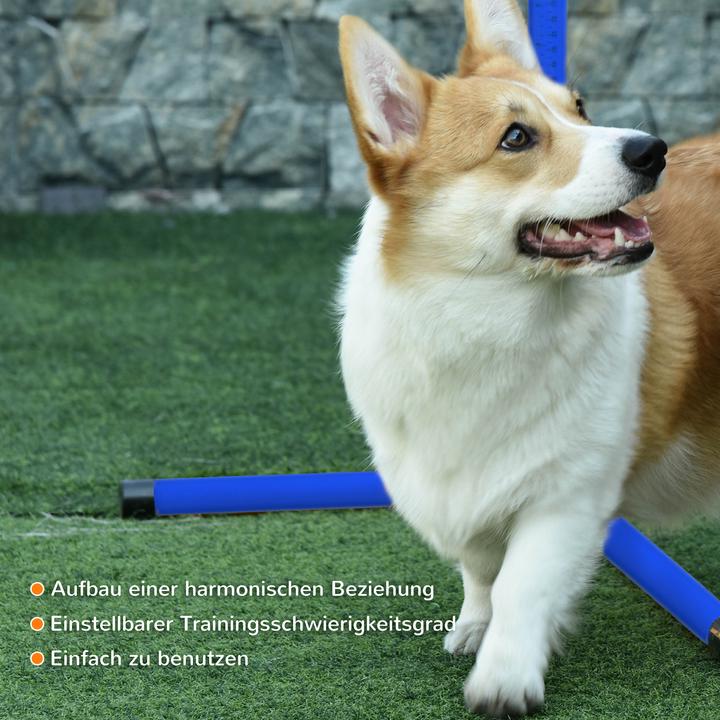 Produktbild PawHut Agility Hürdenset als 4er Set (Agility)