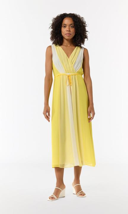 Actual product image Comma Kleid Chiffon-Kleid mit elastischer Taille und Bindeband (38)