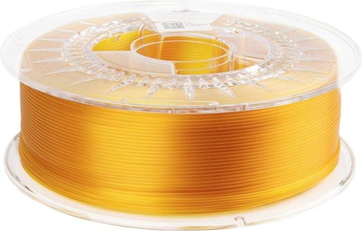 Actual product image Filament / PETG / TRANSPARENT YELLOW / 1.75 mm / 1 kg (PETG, 1.75 mm, 1000 g)