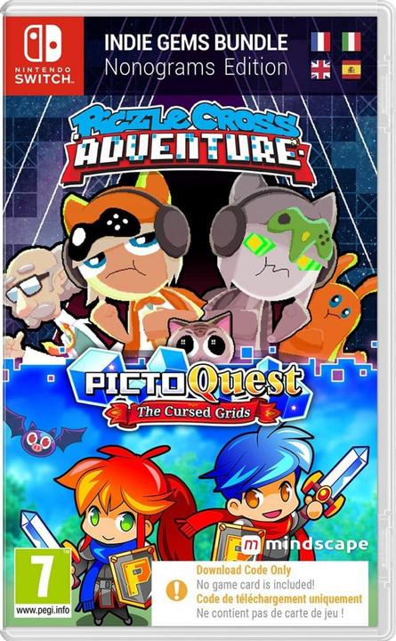 Immagine prodotto Mindscape Piczle Puzzle Adventures + Picto Quest Puzzle Bundle (Nonograms Edition) (Codice nella scatola) (Switch, Switch Lite, Switch OLED)