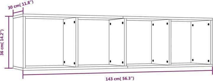 Immagine prodotto vidaXL Laurenz (143 x 30 x 36 cm)
