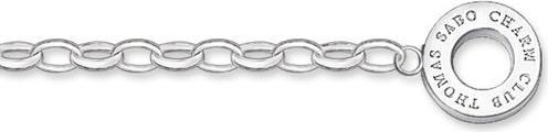 Actual product image Thomas Sabo Charm Foot Chain Classic (Silver, 26 cm)