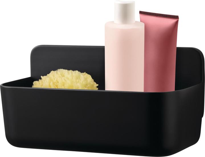 tesa LAVAA Duschkorb, mittelgross inkl. Klebelösung ohne Bohren