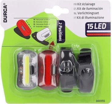 Image du produit Durca Éclairage LED avant et arrière multipositions (17 lm)