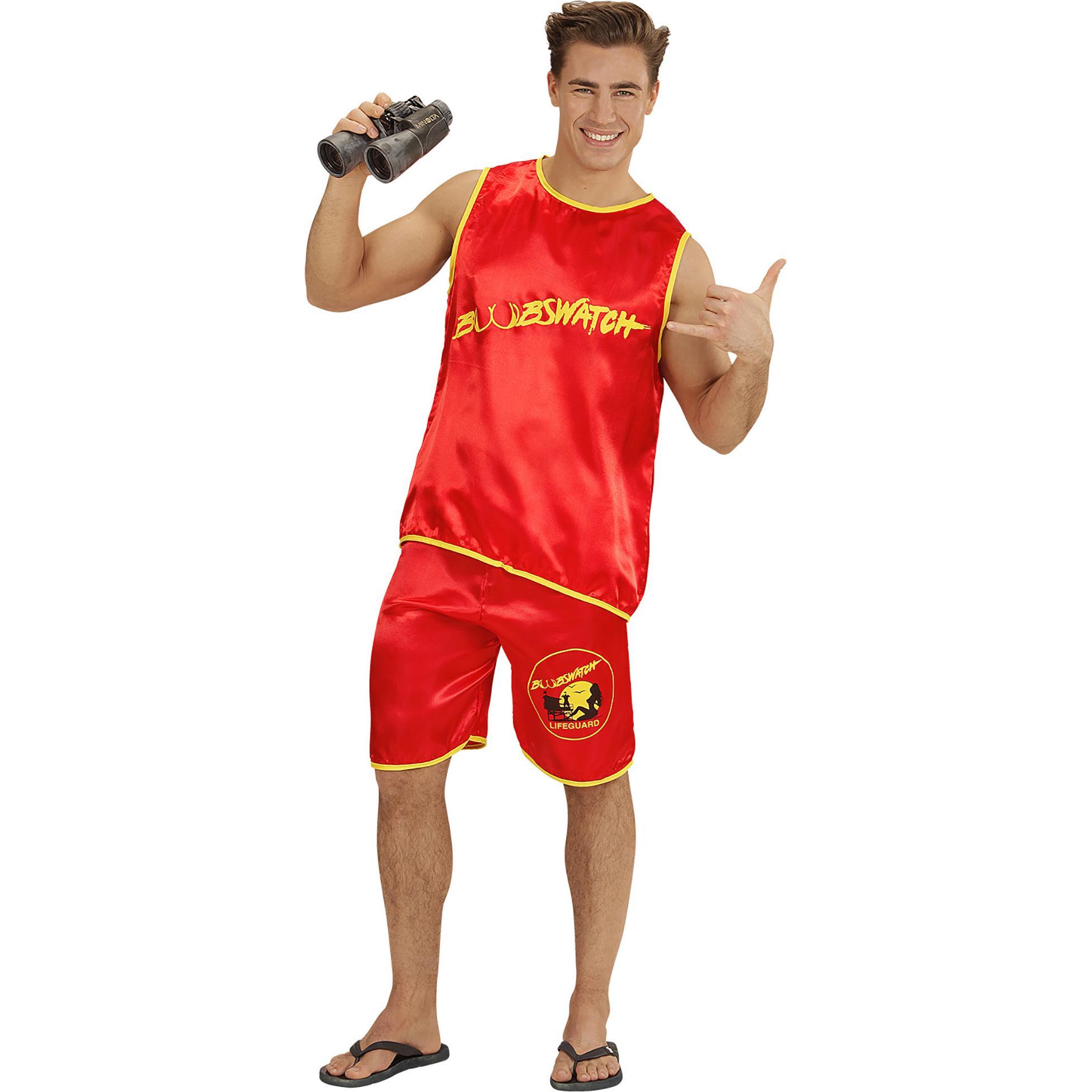 Widmann Boobs Watch Rettungsschwimmer Lifeguard Kostüm (S)