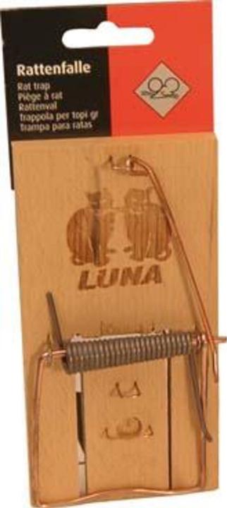 Produktbild Luna Rattenfalle im SB-Pack, mit Holzauslöser