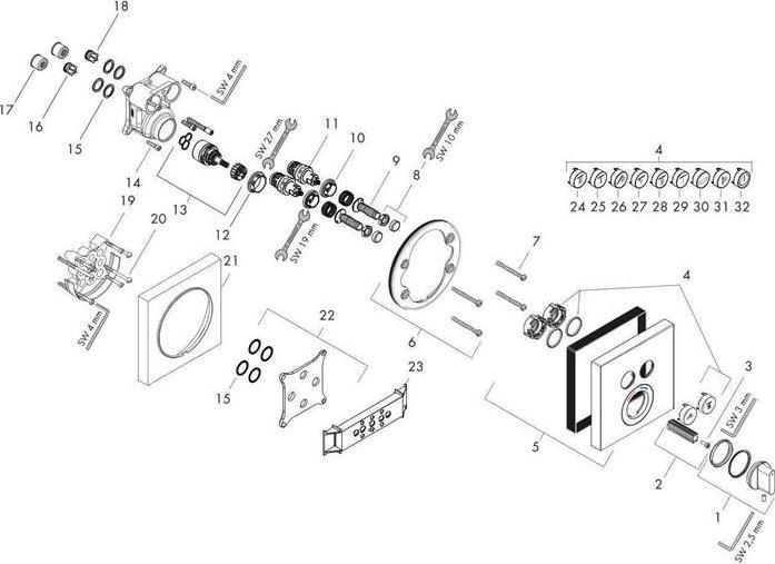 Produktbild hansgrohe ShowerSelect Chrom