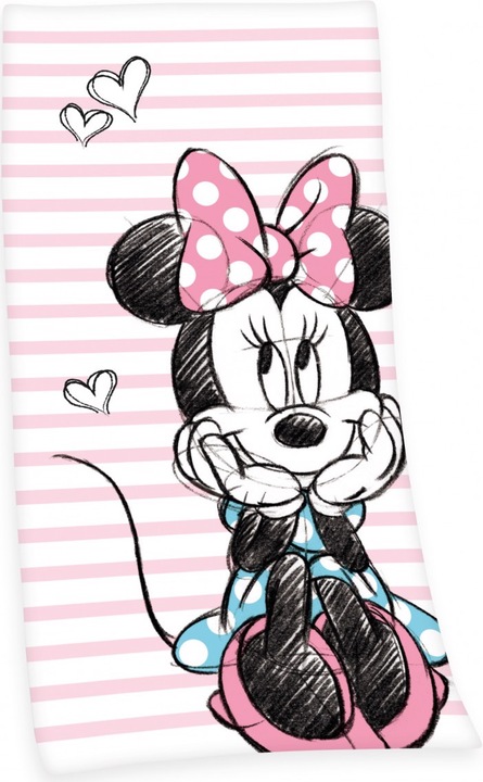 Produktbild Herding Minnie Mouse Badetuch (75 x 150 cm)