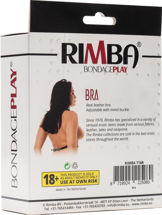 Immagine prodotto Rimba Top a catena Bondage Play con collare in pelle - Nero
