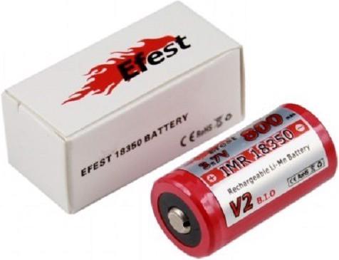 Image du produit Efest Akku IMR 18350 V2 (Pluspol erhöht) (18350, 800 mAh)