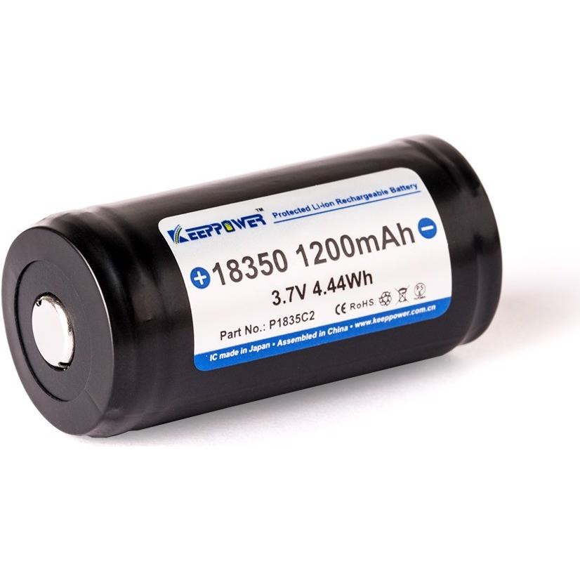 Thumbnail - Keeppower 18350 (1 Stk., 18350, 1200 mAh), Batterien + Akkus