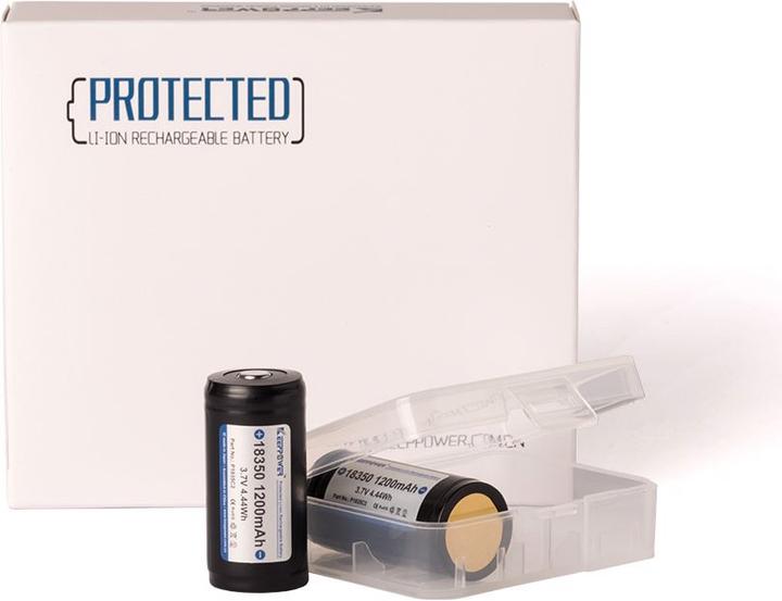 Actual product image Keeppower 18350 (1 pcs., 18350, 1200 mAh)