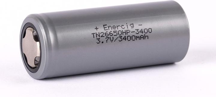 Actual product image EnerPower Battery Enercig TN 26650HP High Drain unprotected (26650, 3400 mAh)