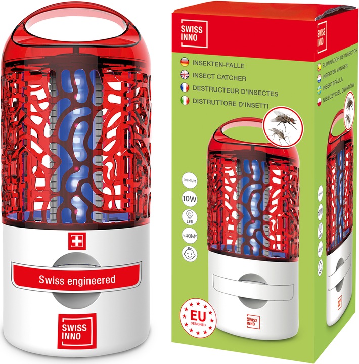 Actual product image Swissinno Top Insekten-Falle 10 Watt LED