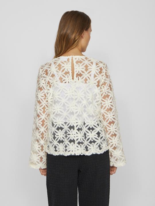 Actual product image Vila Round neck top with long sleeves (38)