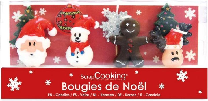 Actual product image ScrapCooking Christmas candles set (8 pcs.)