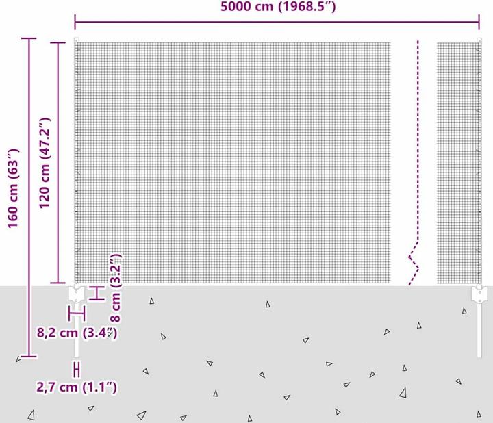 Produktbild vidaXL Aussenbarriere