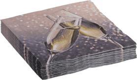 Produktbild Paper + Design 20 SERVIETTEN PA+DES 25X25 CHEERS 50869 (20 x, 24 x 24 cm)