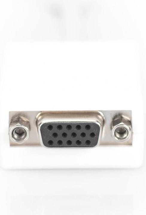 Produktbild Digitus DisplayPort Adapterkabel, mini DP - HD15 St/Bu DP, CE, we (Mini DP, 15 cm)