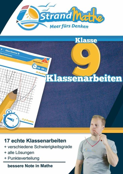 Produktbild Mathematik Klassenarbeitstrainer Klasse 9 - (Deutsch, Christian Hotop, Conrad Zimmermann, Philipp Reutter, 2017)