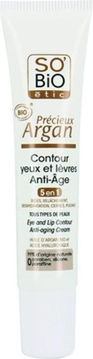 So’Bio étic Hialuroni Augen- und Lippencreme 15ml SOBIO (Augenpflege Crème, 15 ml, Tag)